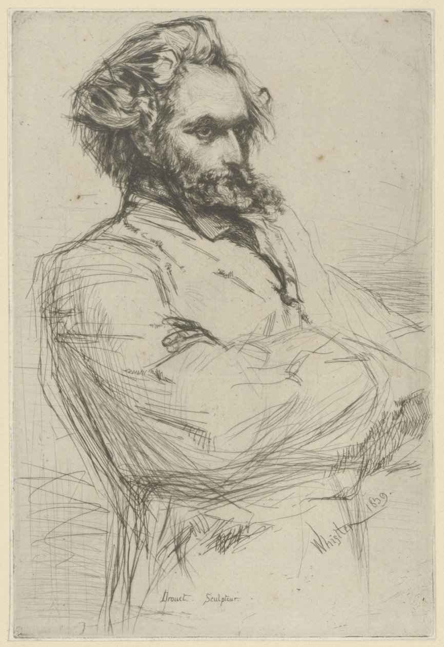 Portræt af Drouet af James Abbott McNeill Whistler