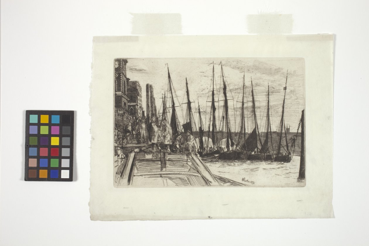 Billingsgate (ætsning) af James Abbott McNeill Whistler