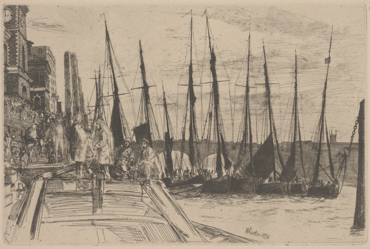 Billingsgate af James Abbott McNeill Whistler