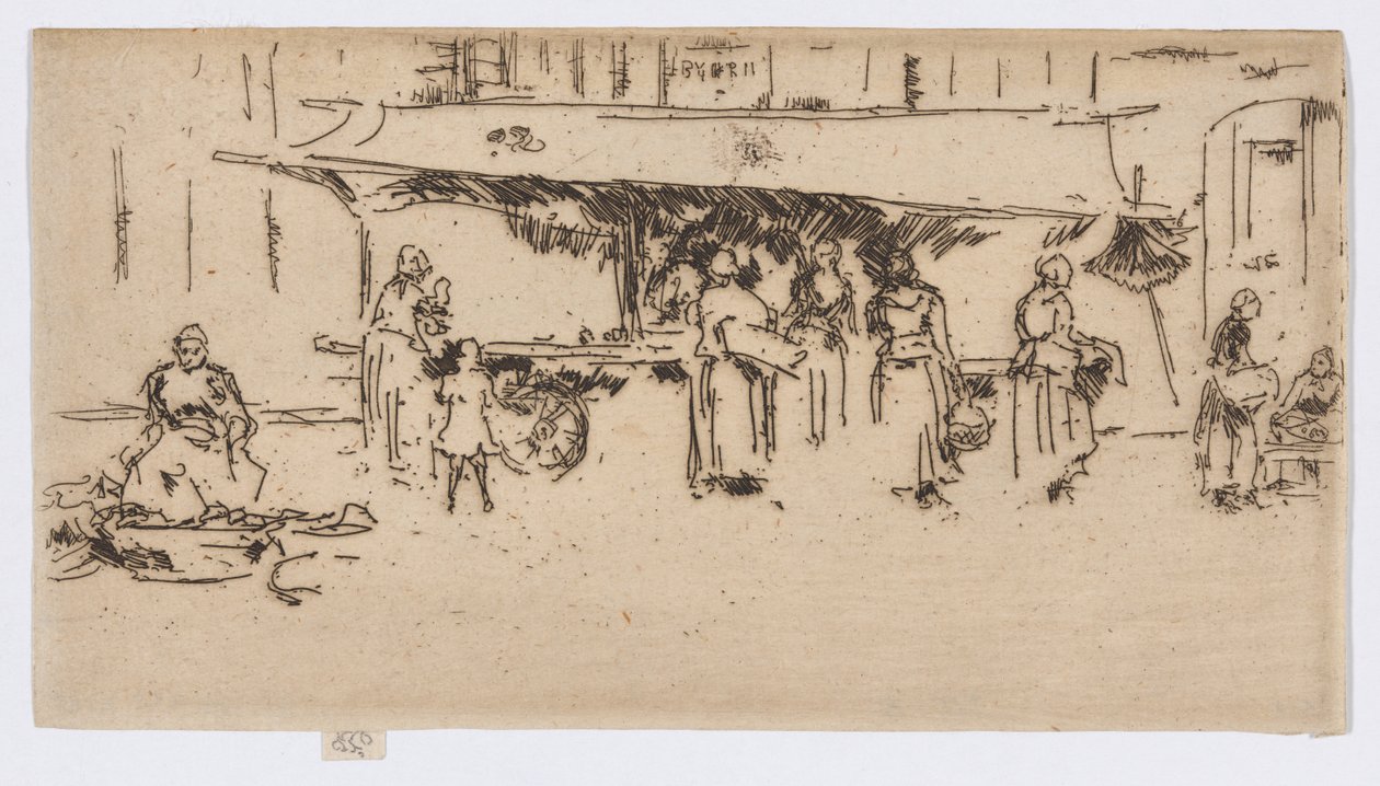 Stand, Markedsplads, Loches af James Abbott McNeill Whistler