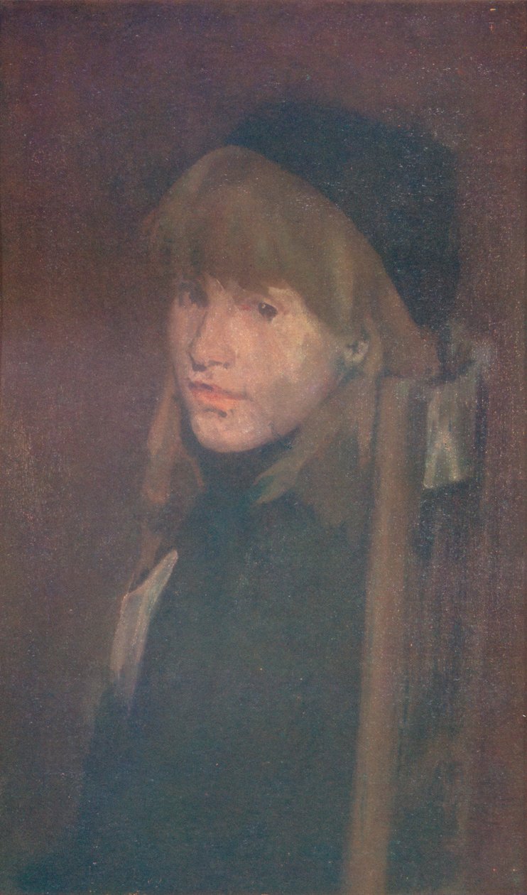 Brun og guld, Lillie i vores gyde, 1896 1904 af James Abbott McNeill Whistler
