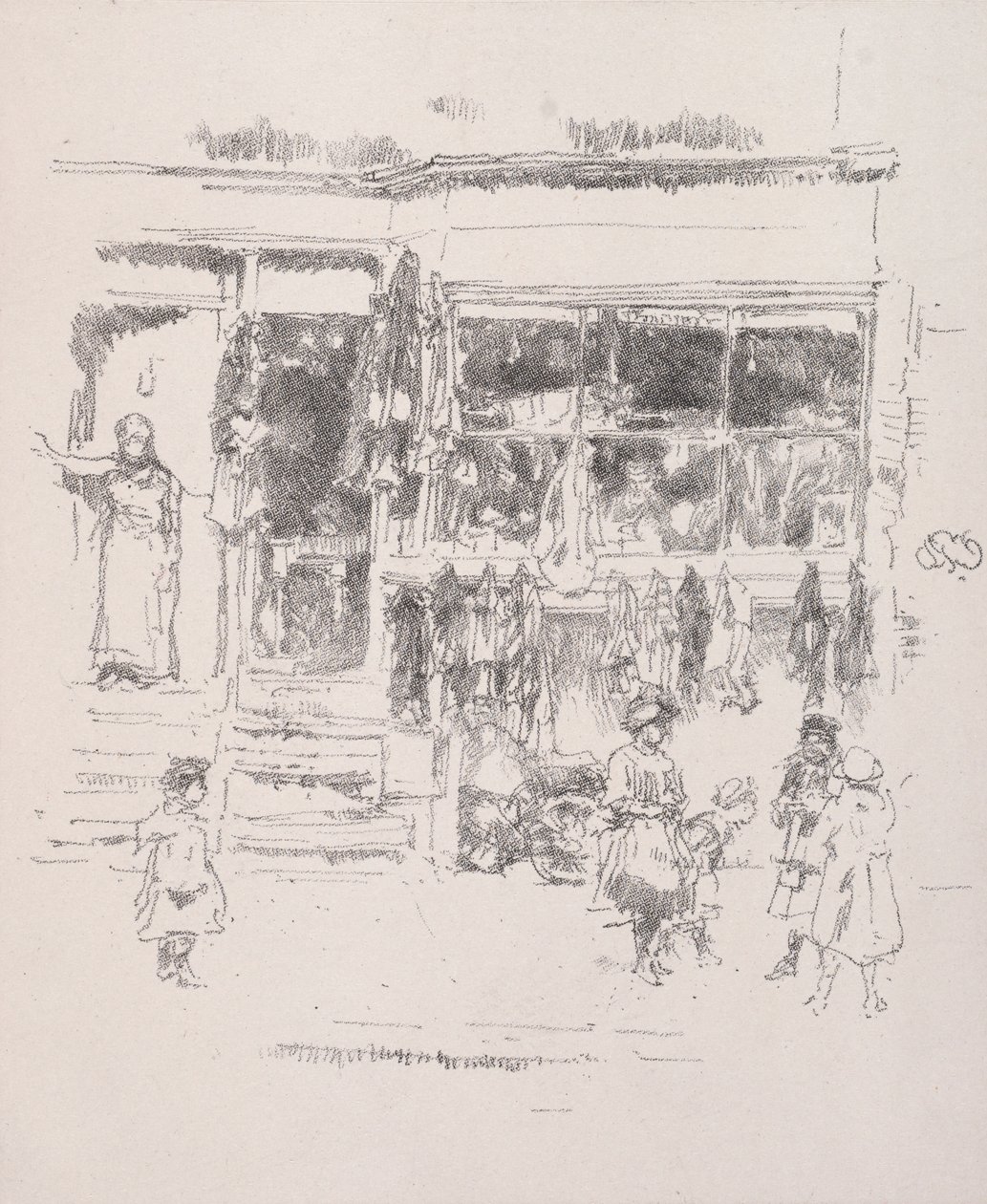 Chelsea Rags, 1888. af James Abbott McNeill Whistler