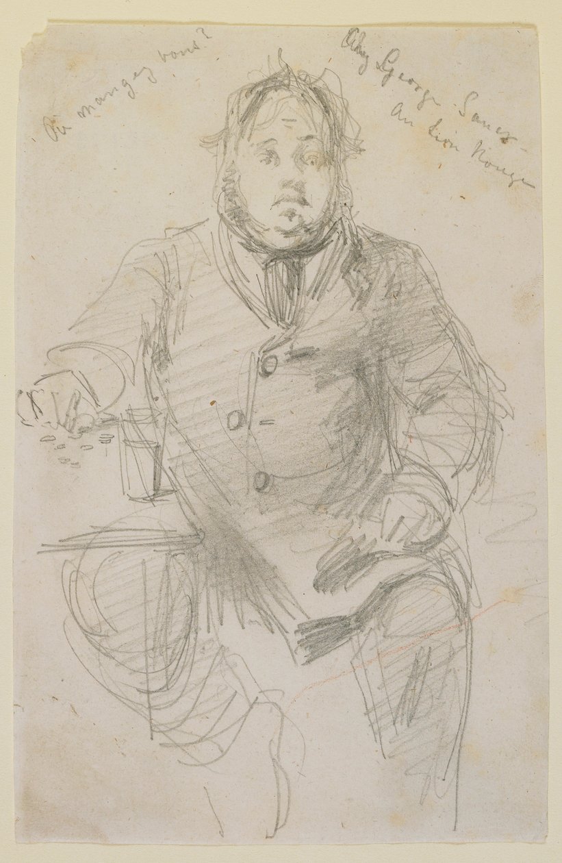 Chez George Sauer a Lion Rouge, 1858. af James Abbott McNeill Whistler