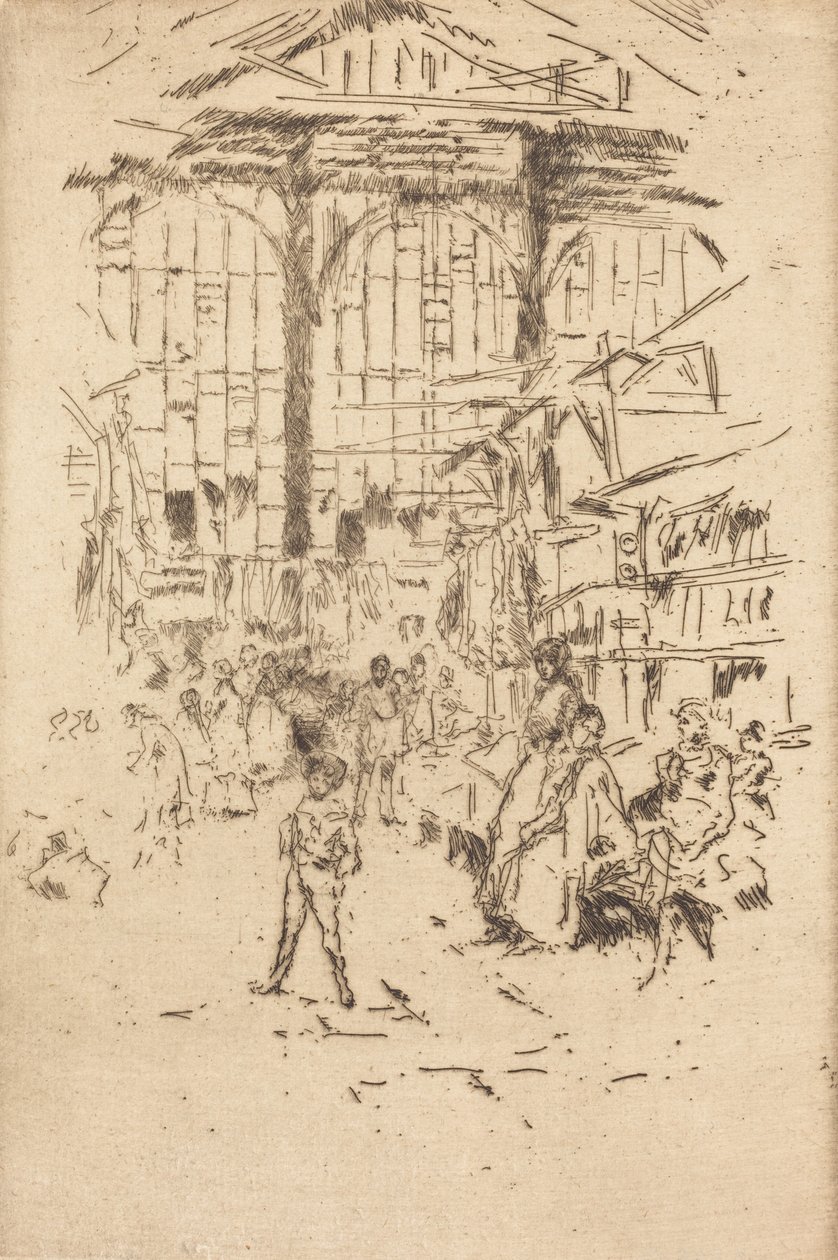 Tøjbørs, nr.II, ca. 18861888. af James Abbott McNeill Whistler