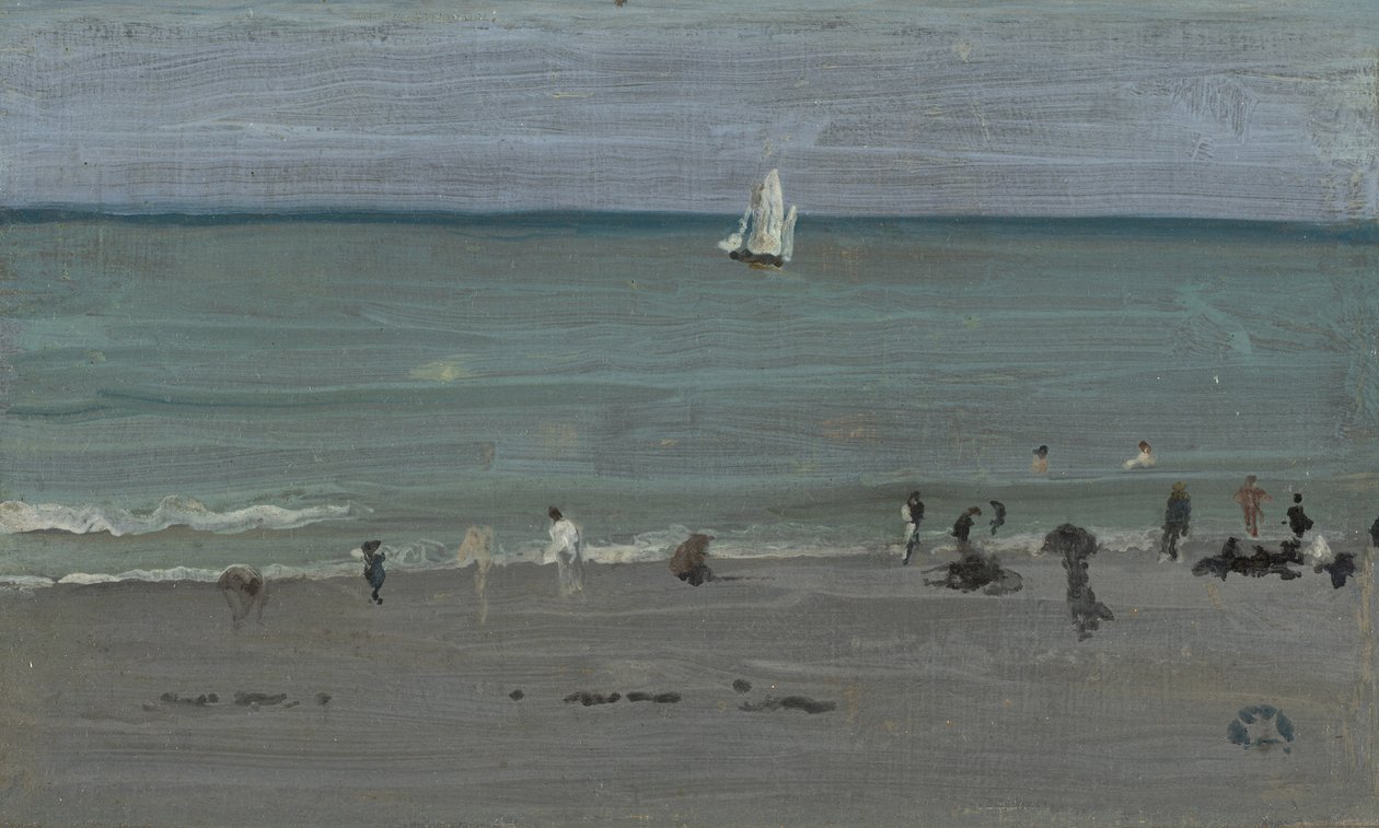 Kystscene, Badegæster, 1884-85 af James Abbott McNeill Whistler