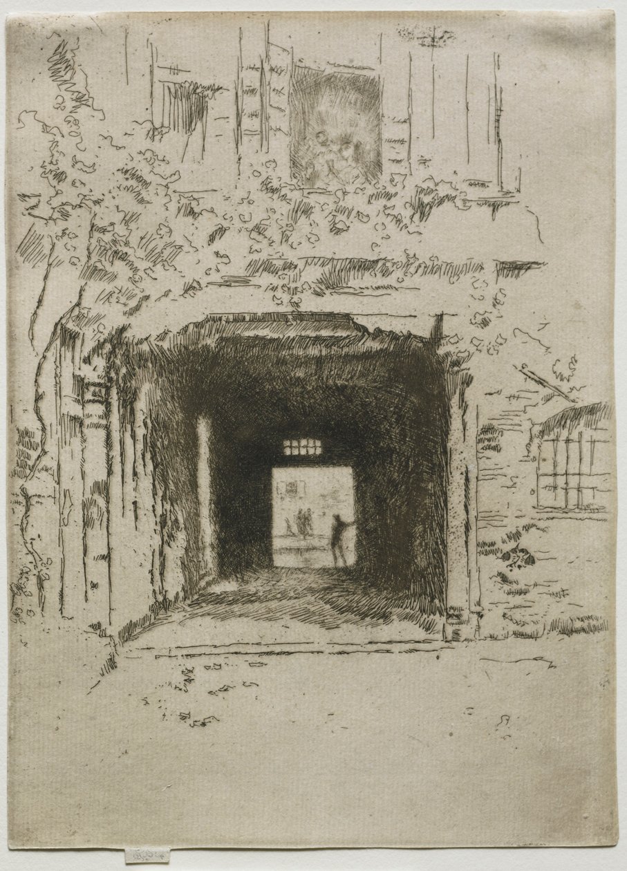 Doorway and Vine, 1886. af James Abbott McNeill Whistler