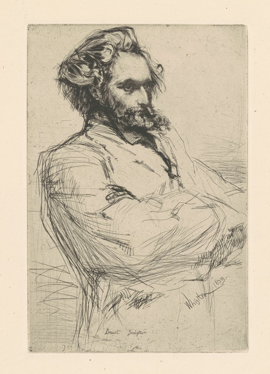 Drouet, 18591879. af James Abbott McNeill Whistler