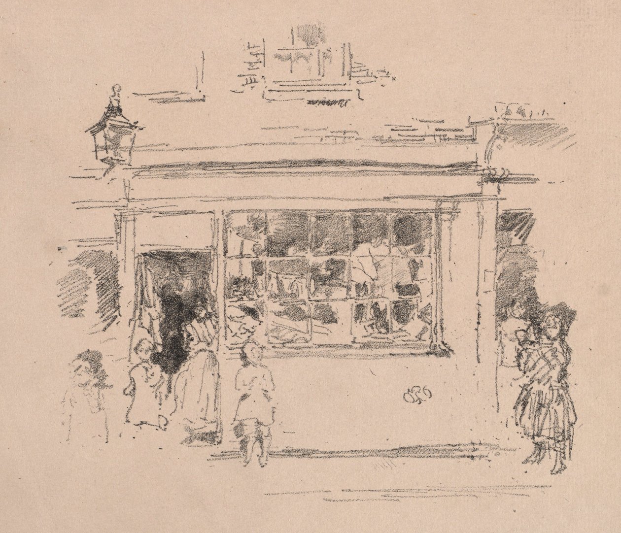 Drury Lane Rags, 1888. af James Abbott McNeill Whistler