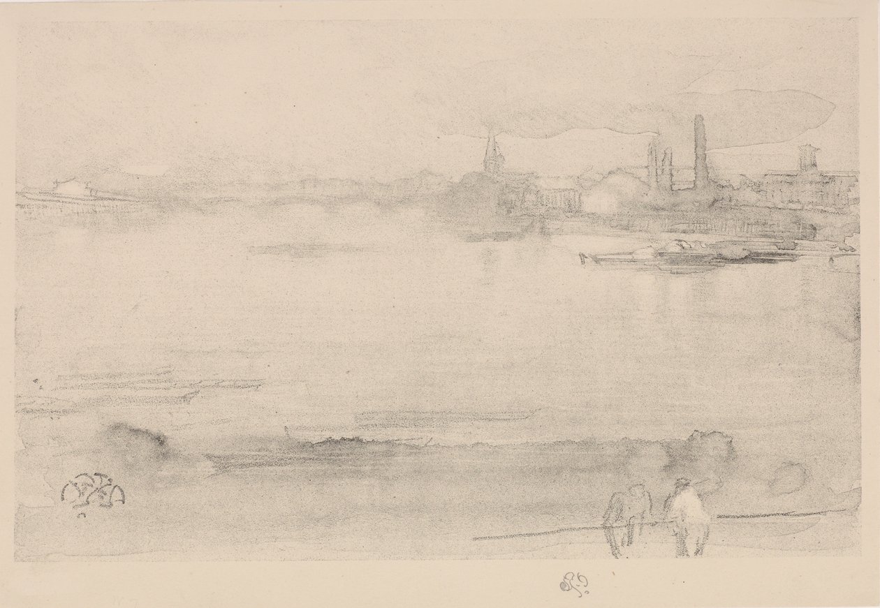 Tidlig morgen, 1878. af James Abbott McNeill Whistler