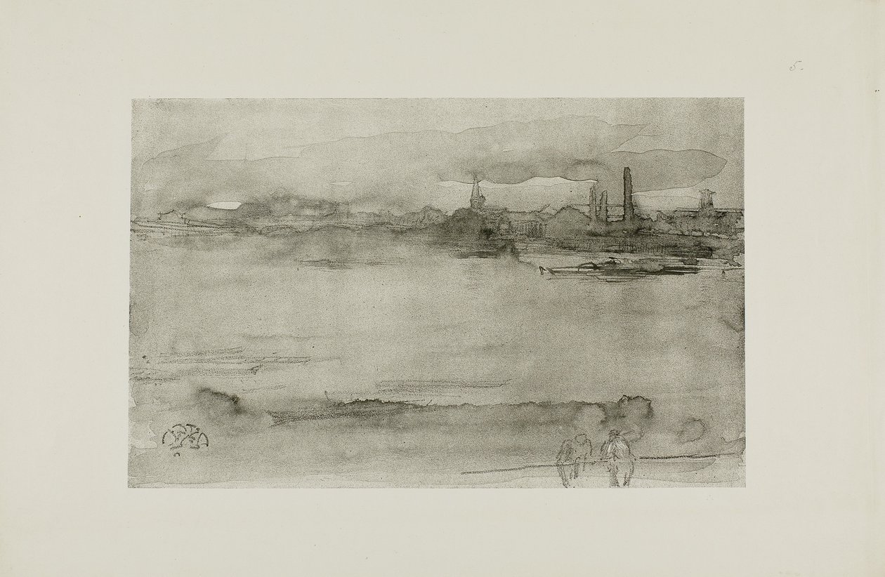 Tidlig morgen, 1878 af James Abbott McNeill Whistler