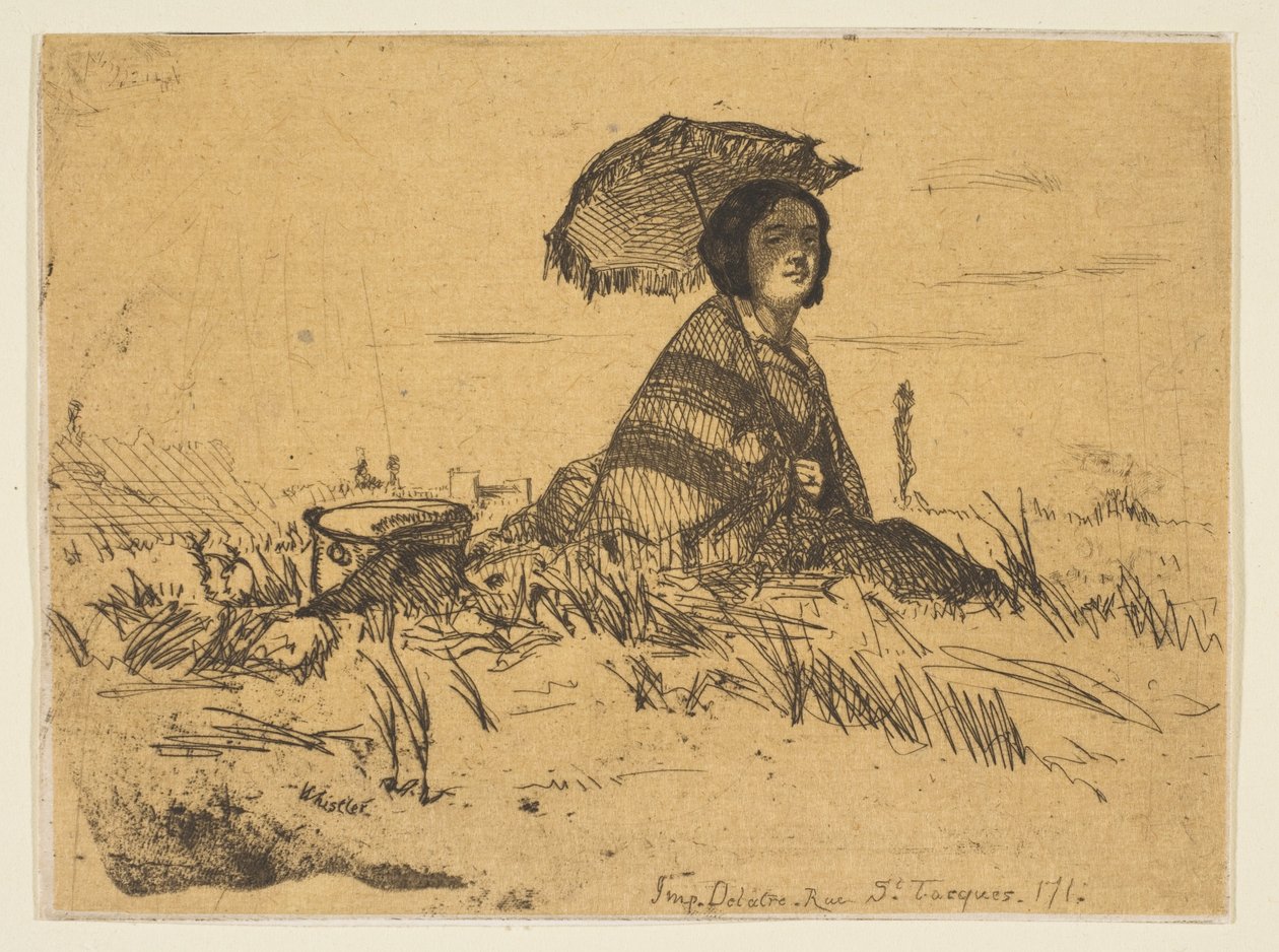 I fuld sol, 1858. af James Abbott McNeill Whistler