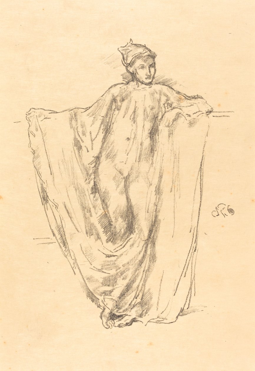 Figurstudie, 1894. af James Abbott McNeill Whistler