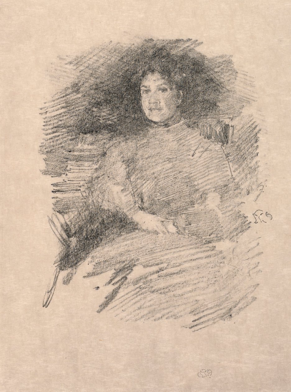 Firelight Mrs. Pennell, 1896. af James Abbott McNeill Whistler