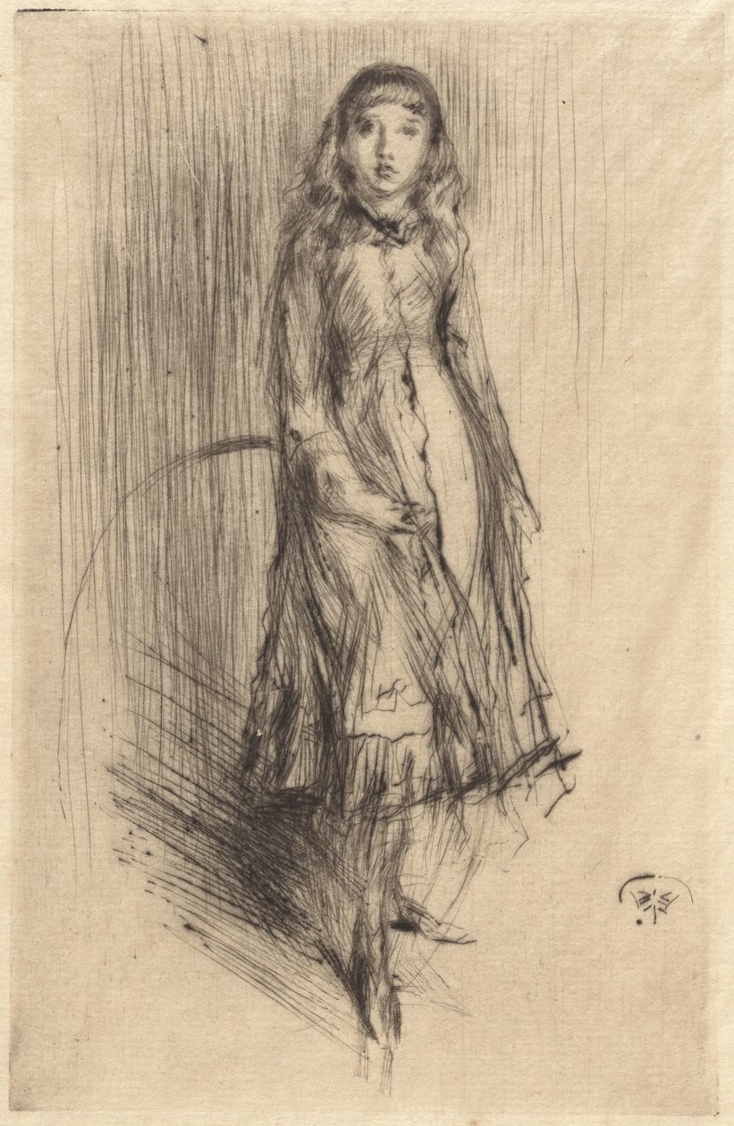 Florence Leyland, ca. 1873. af James Abbott McNeill Whistler