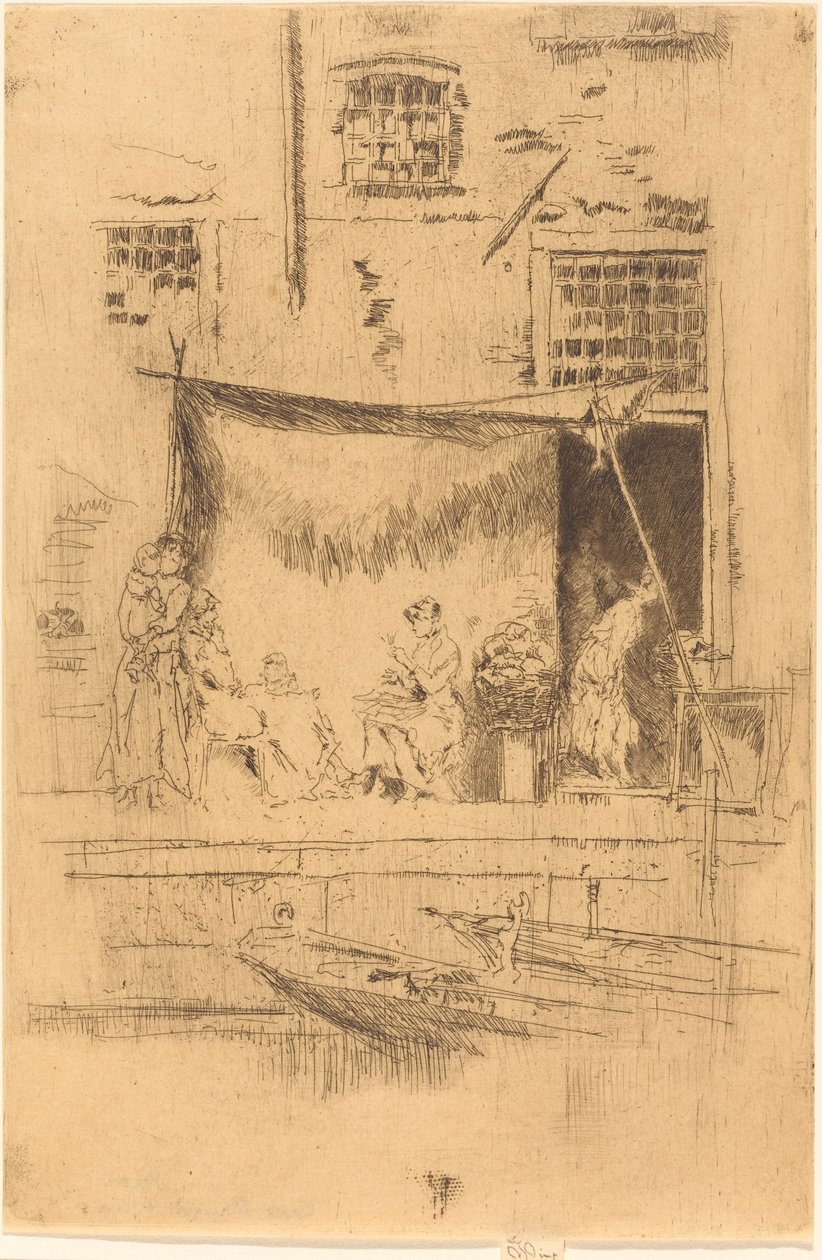 Frugtstall, 1880. af James Abbott McNeill Whistler