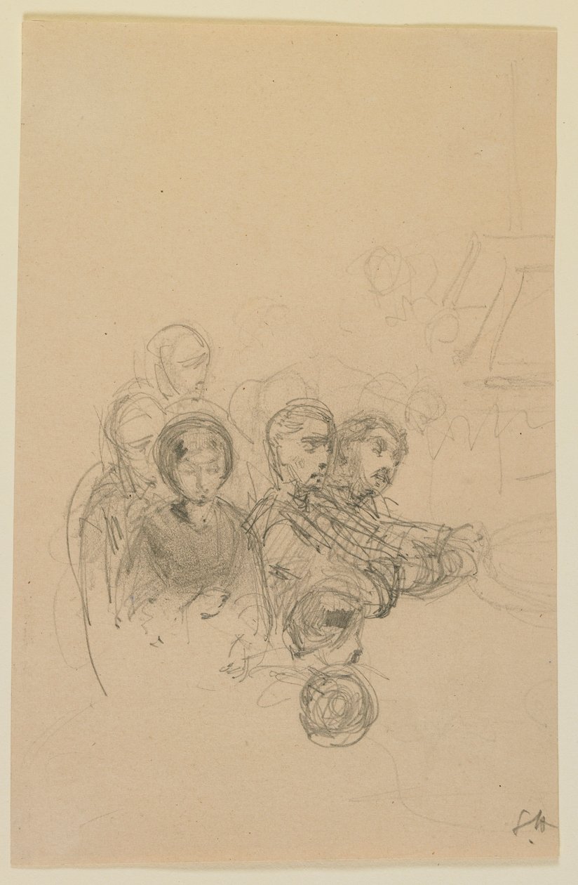 Gamblere, 1858. af James Abbott McNeill Whistler
