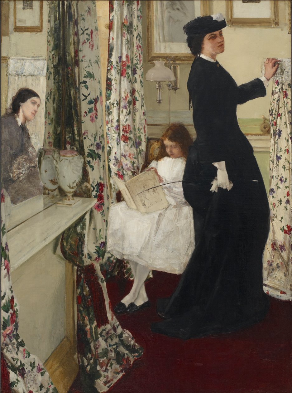 Harmony in Green and Rose: The Music Room af James Abbott McNeill Whistler