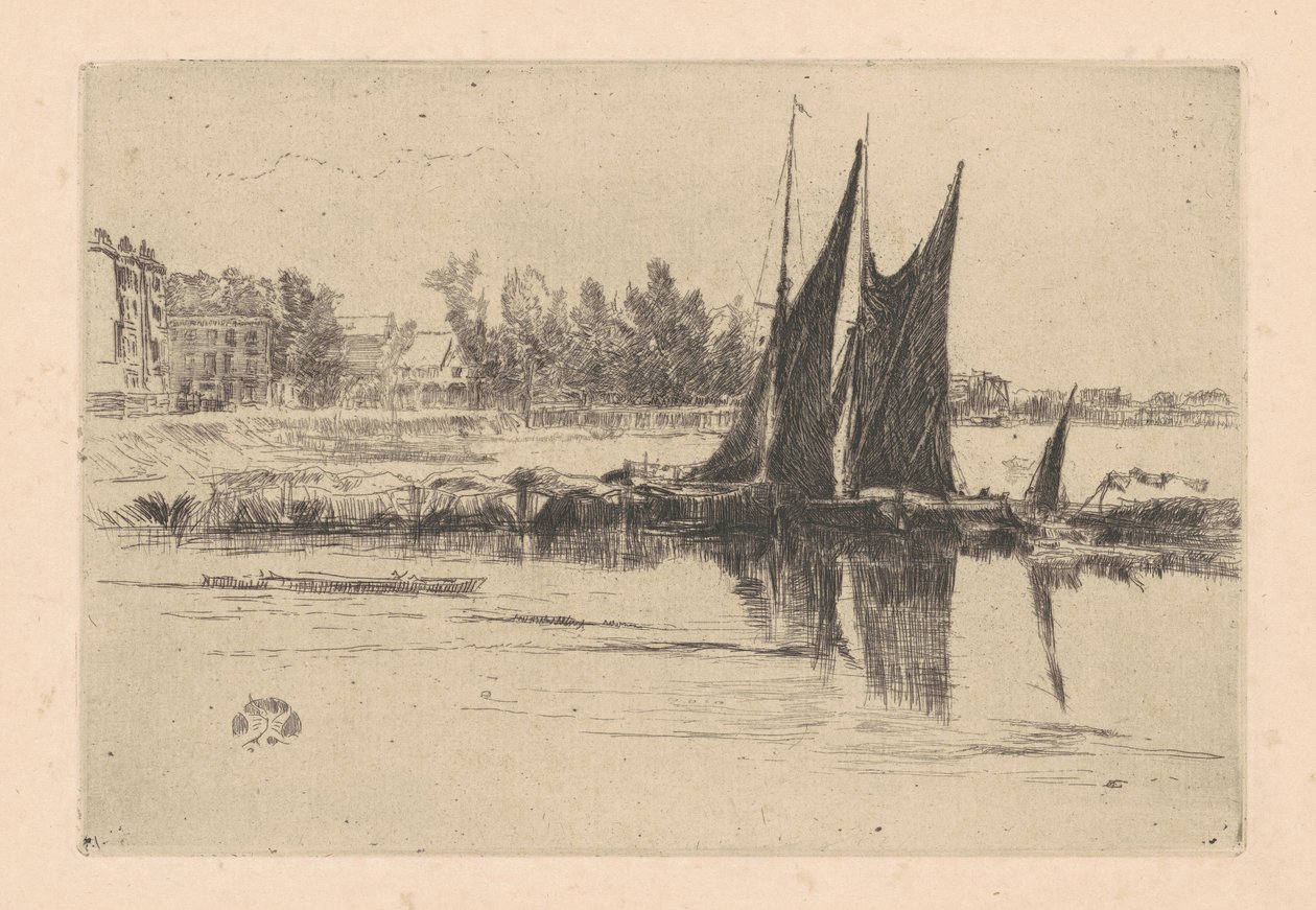 Hurlingham, 1879. af James Abbott McNeill Whistler