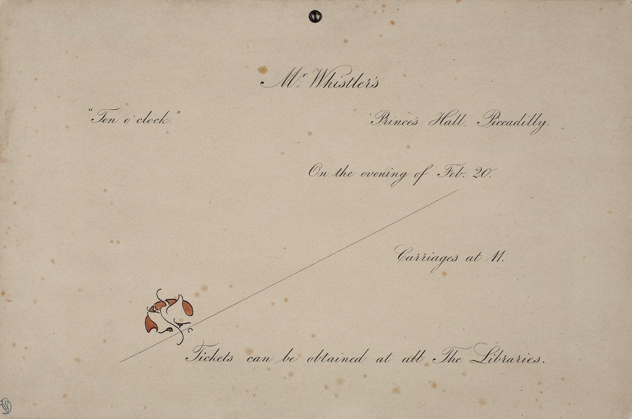 Invitation til Mr. Whistler