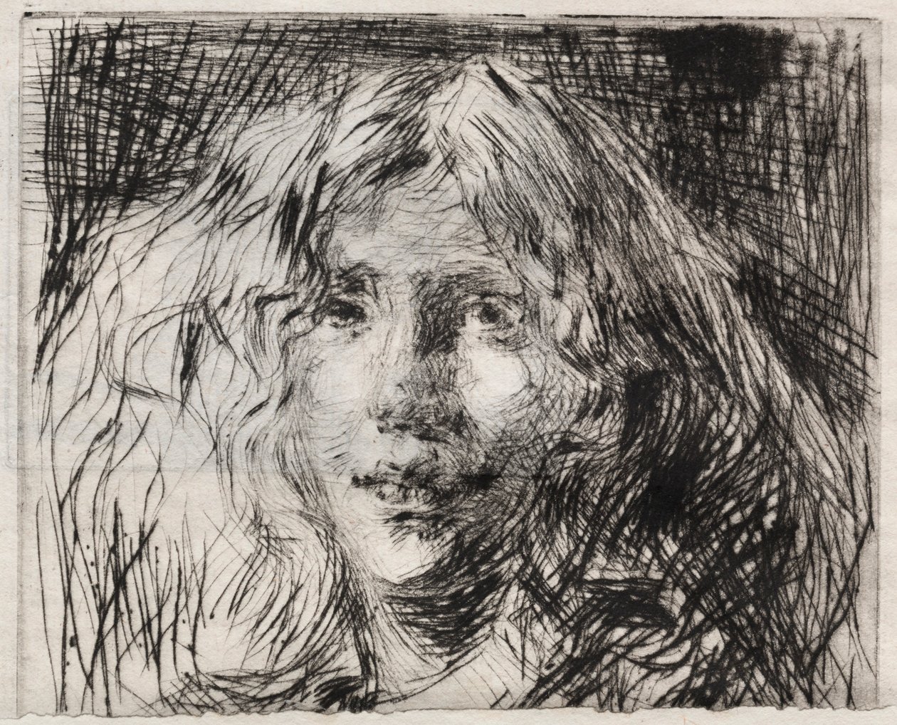 Joanna Hefferman, Den irske skønhed, 1866. af James Abbott McNeill Whistler