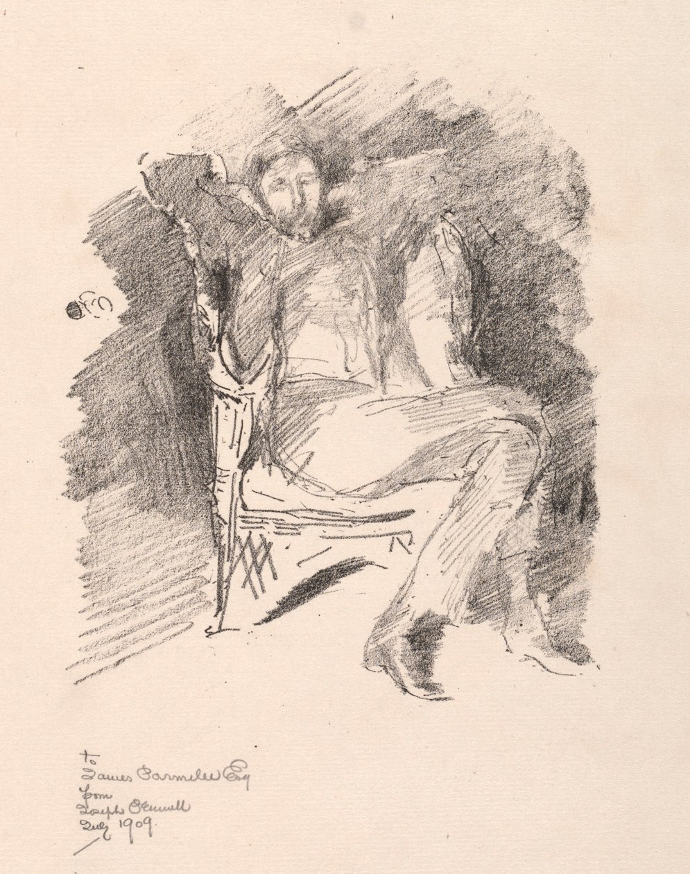 Joseph Pennell, nr. 2, 1896. af James Abbott McNeill Whistler