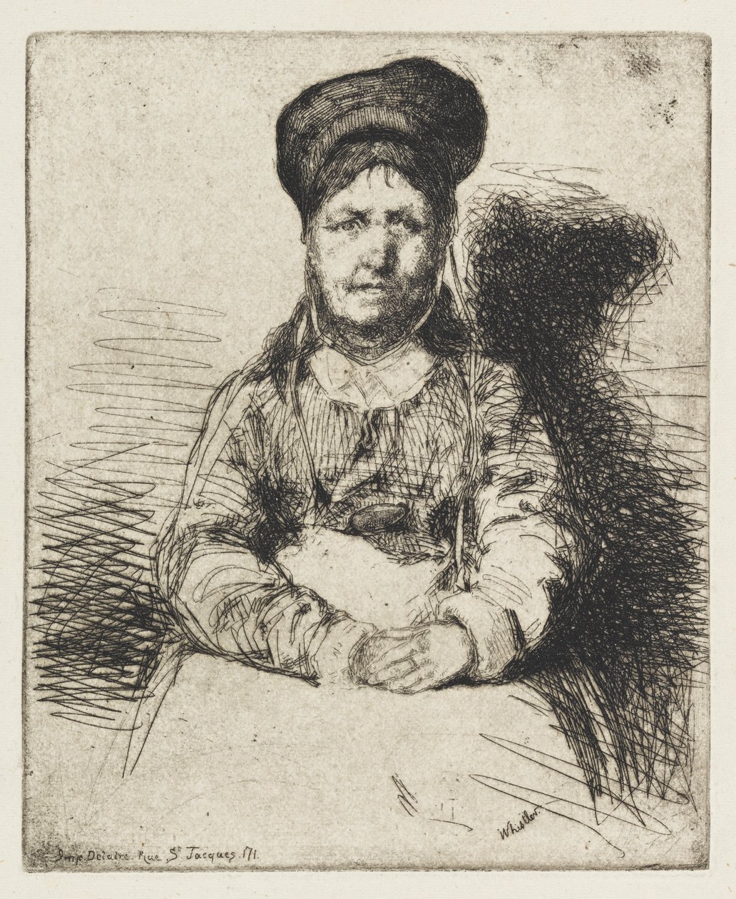 La Rétameuse, 1858. af James Abbott McNeill Whistler