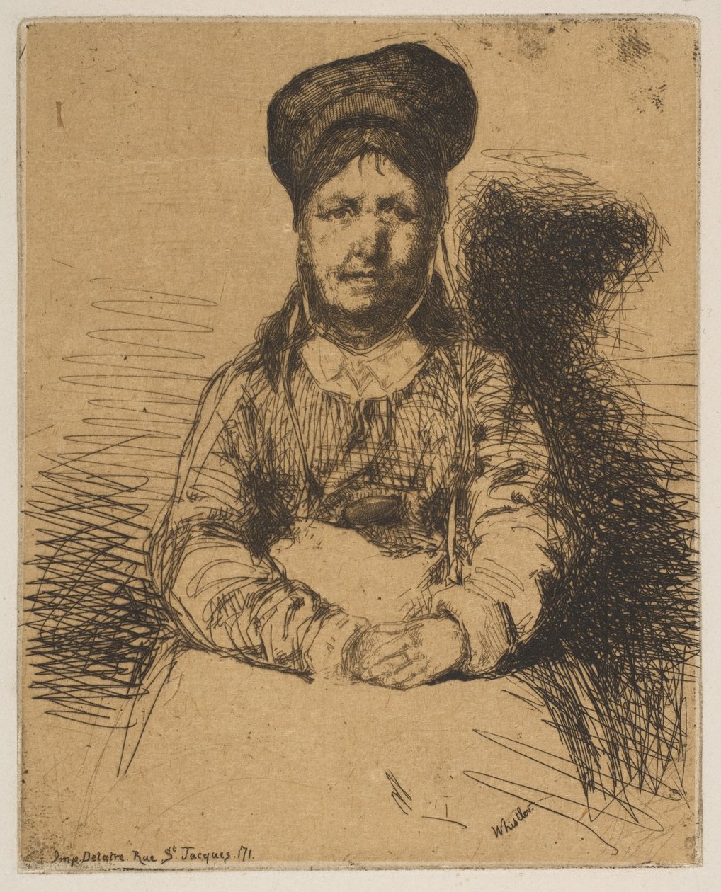 La Rétameuse, 1858. af James Abbott McNeill Whistler