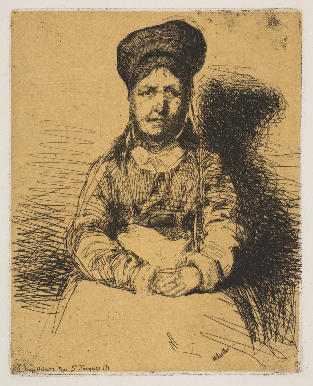 La Rétameuse, 1858. af James Abbott McNeill Whistler
