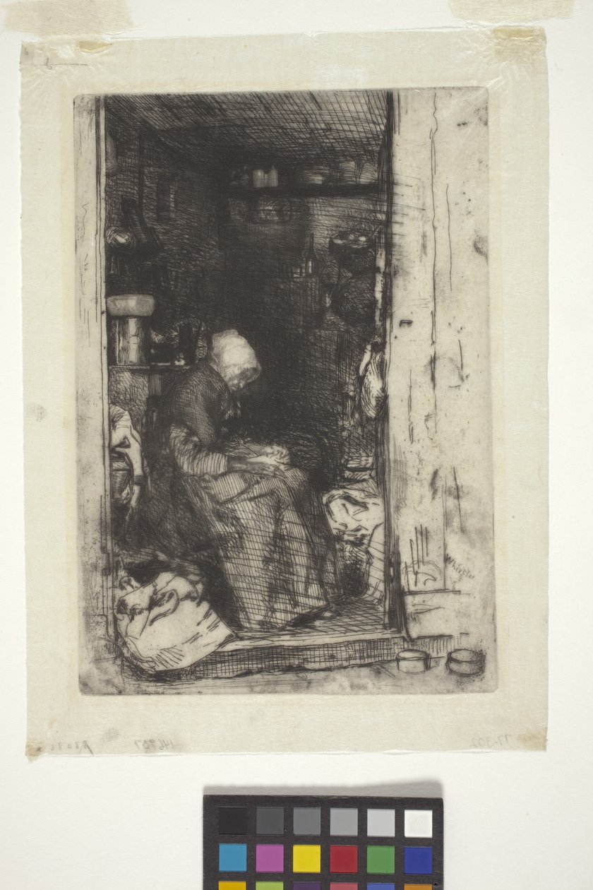 La Vielle Aux Loques (ætsning) af James Abbott McNeill Whistler