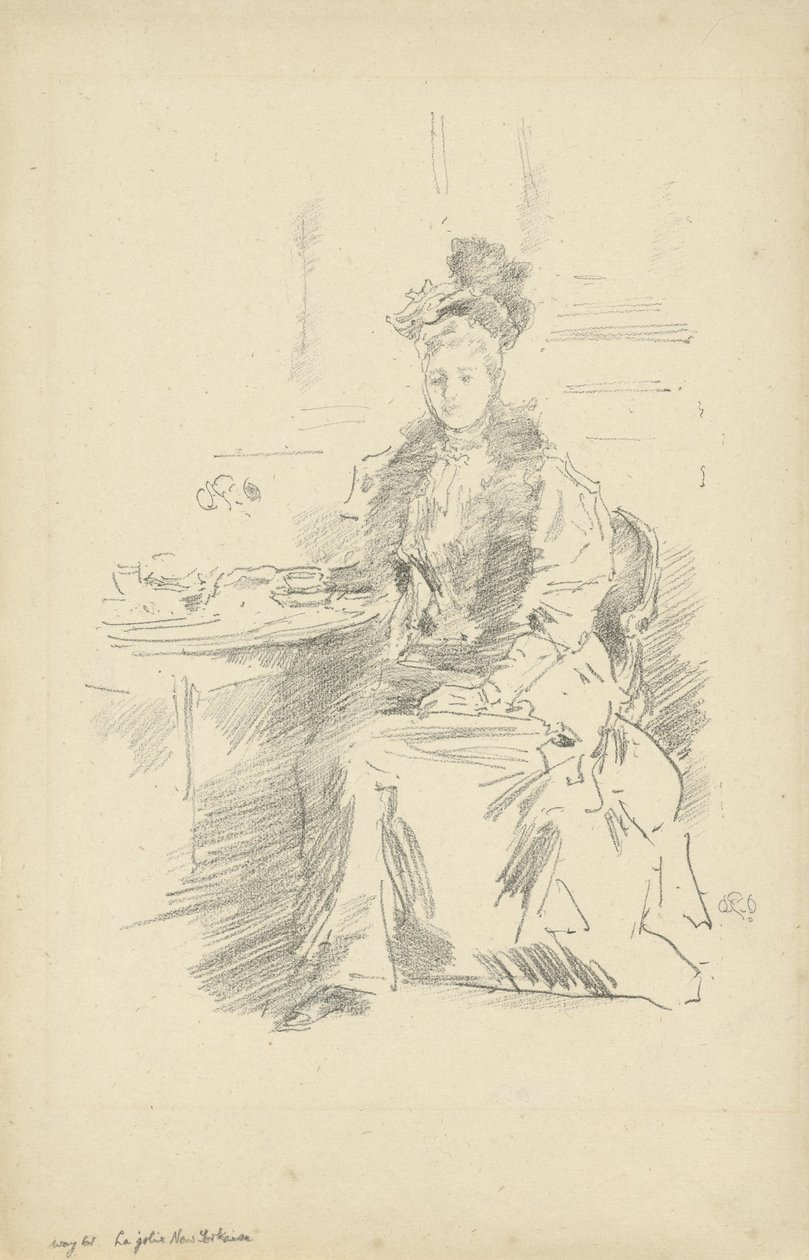 Den smukke New Yorker af James Abbott McNeill Whistler