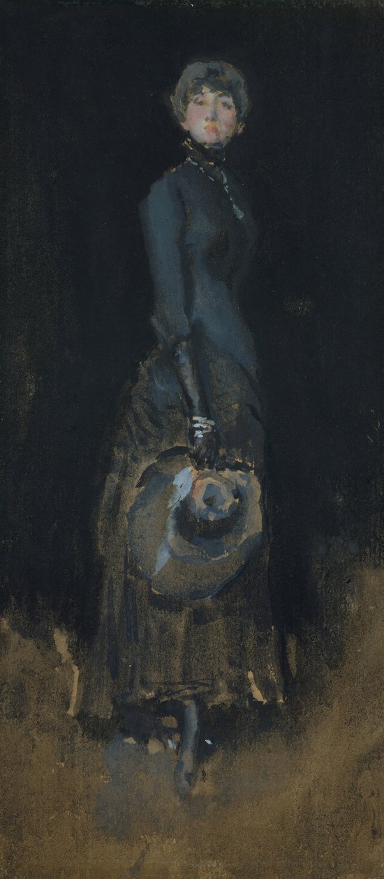 Lady in Grey, ca. 1883. af James Abbott McNeill Whistler