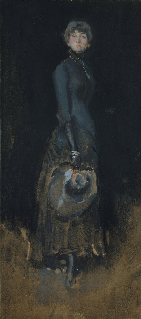 Lady in Grey, ca. 1883. af James Abbott McNeill Whistler