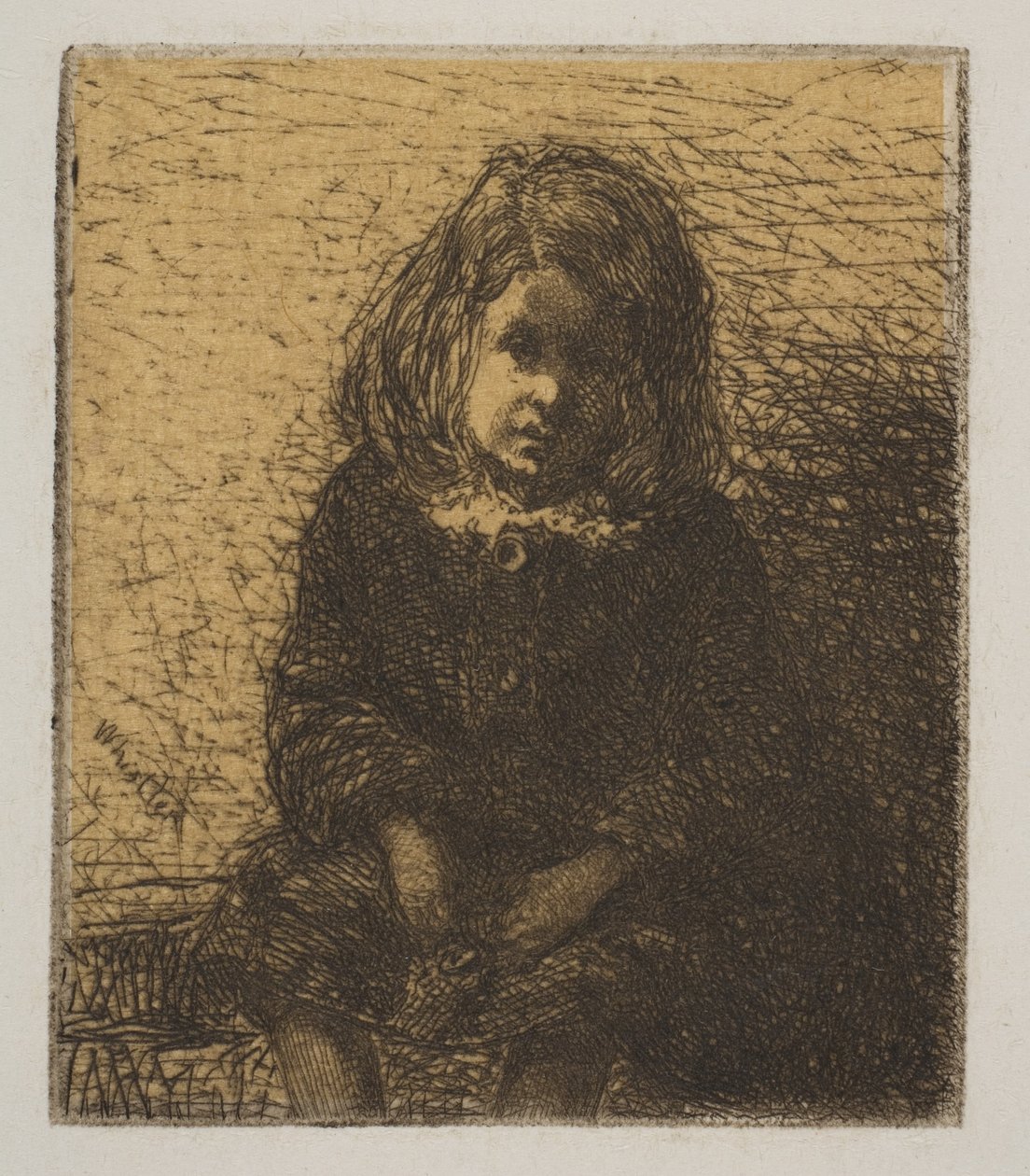 Lille Arthur, 1857-58. af James Abbott McNeill Whistler
