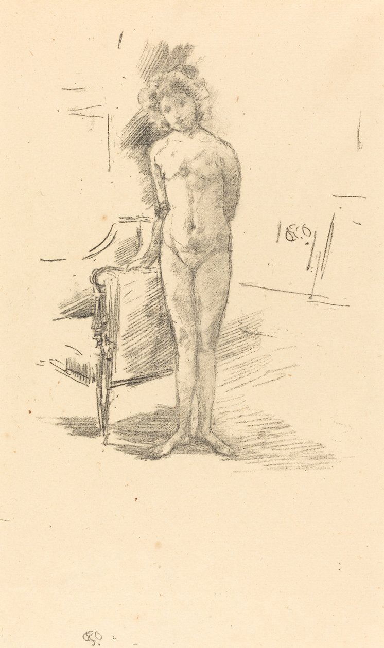 Lille London-model, 1896. af James Abbott McNeill Whistler