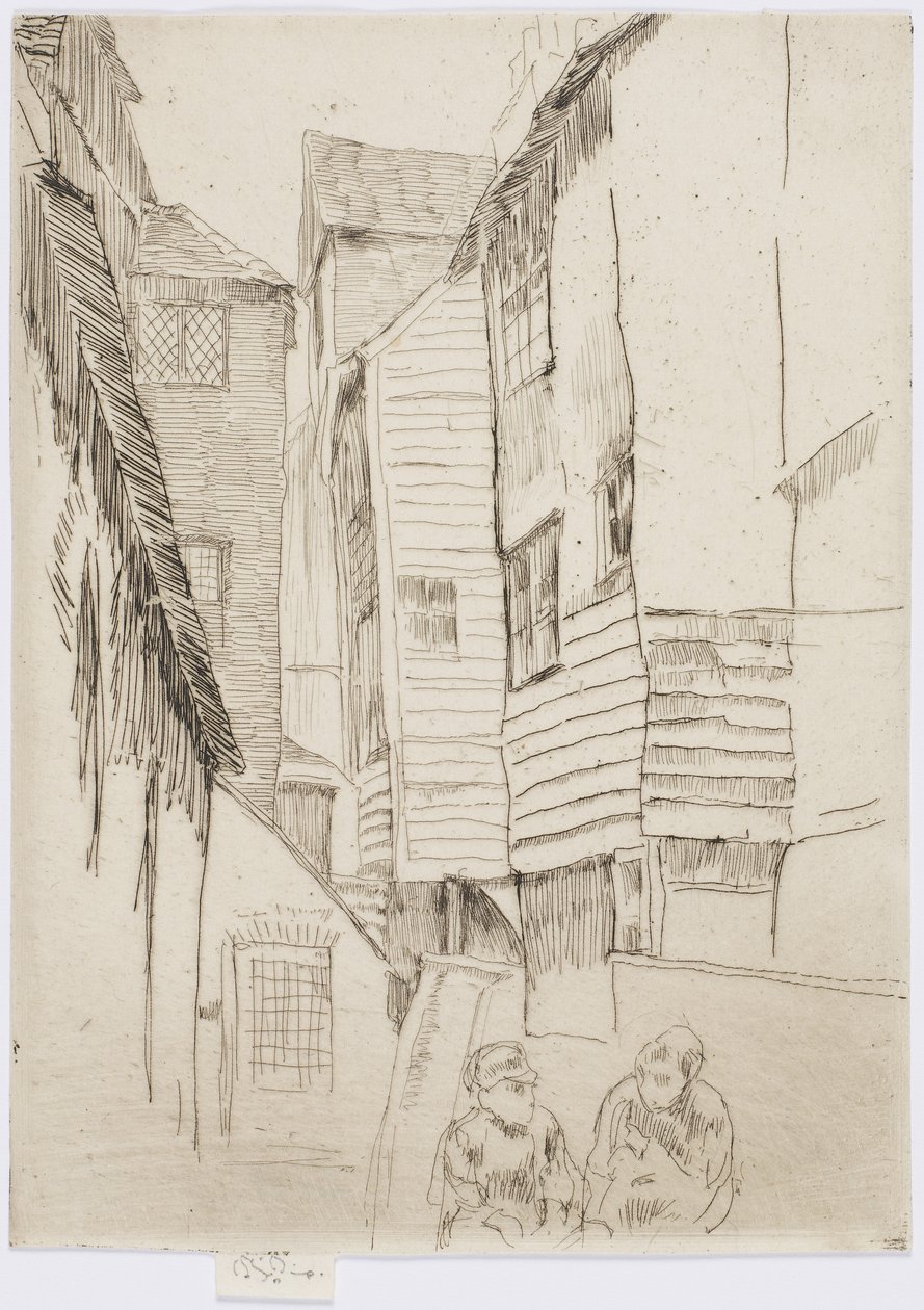 Lille Smithfield, ca. 1877 (radering på papir) af James Abbott McNeill Whistler