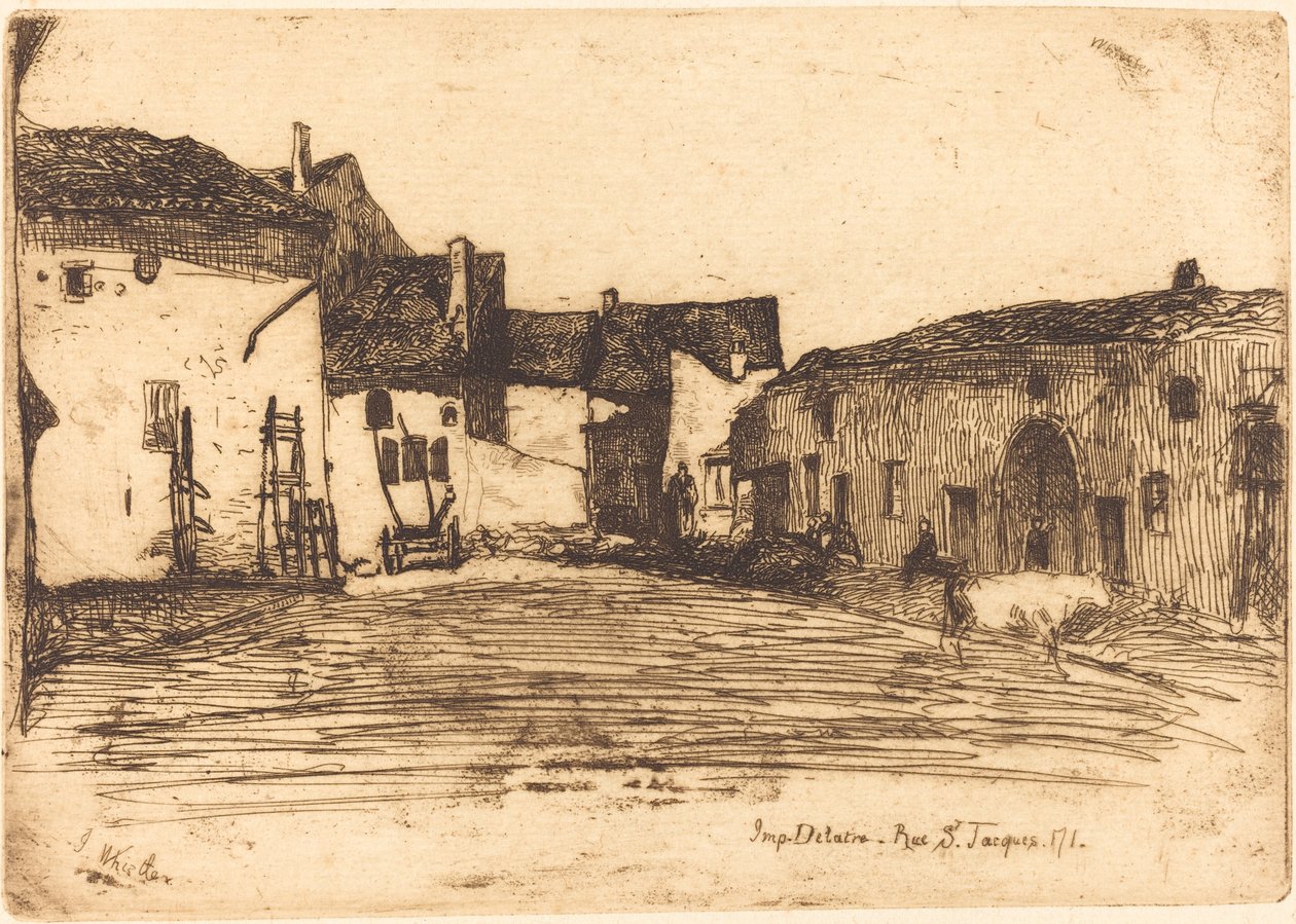 Liverdun, 1858. af James Abbott McNeill Whistler