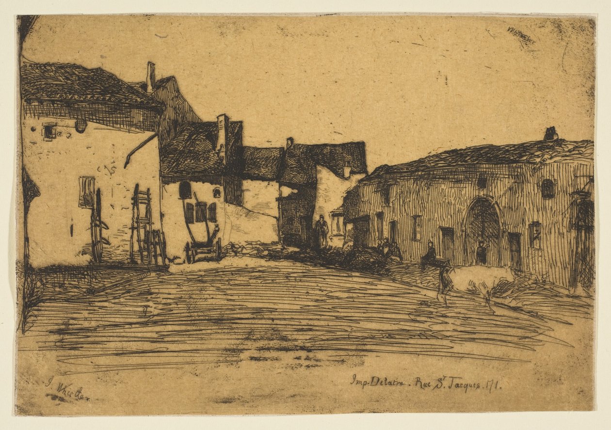 Liverdun, 1858. af James Abbott McNeill Whistler