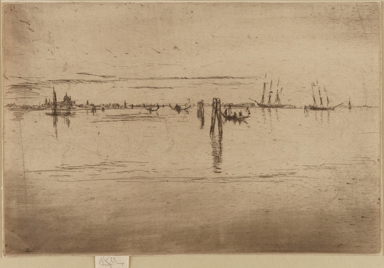 Long Lagoon, 1879-1880. af James Abbott McNeill Whistler