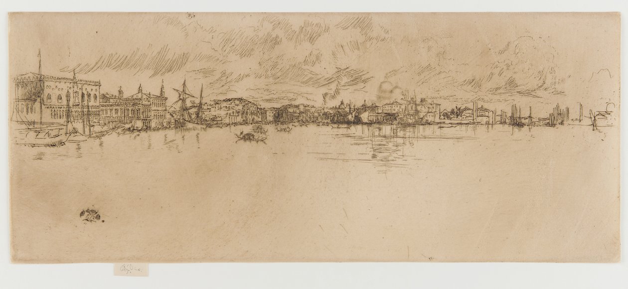 Lange Venedig, 1879-1880. af James Abbott McNeill Whistler