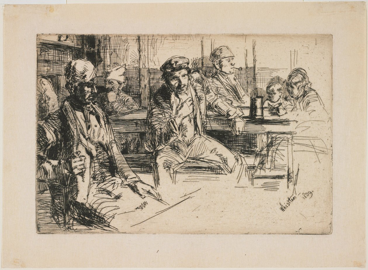 Havnearbejdere af James Abbott McNeill Whistler