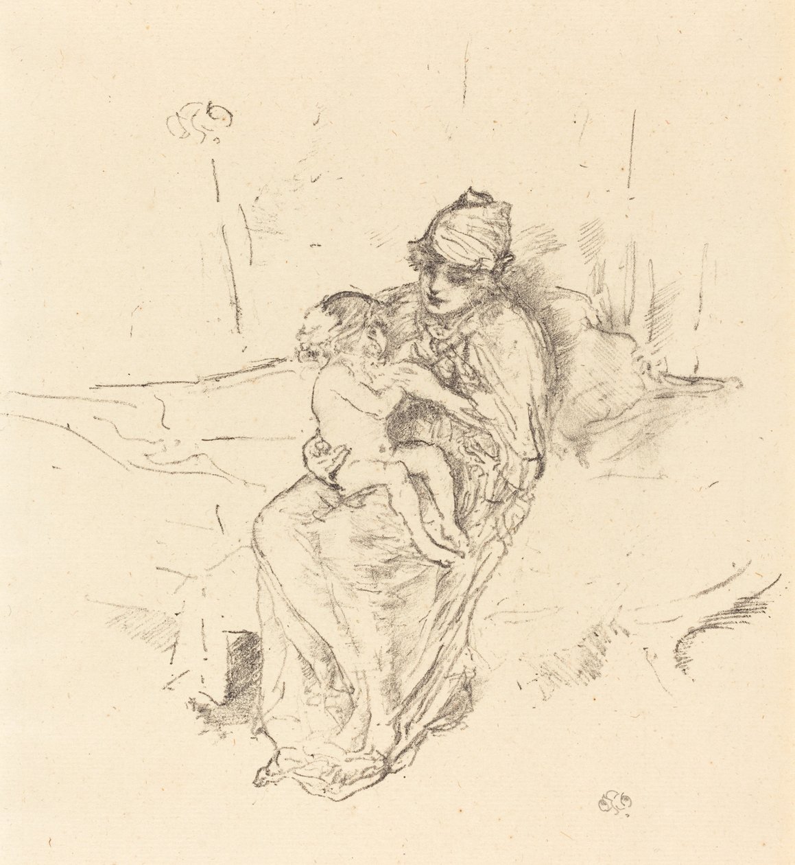Mor og barn, nr. 1, 18911895. af James Abbott McNeill Whistler