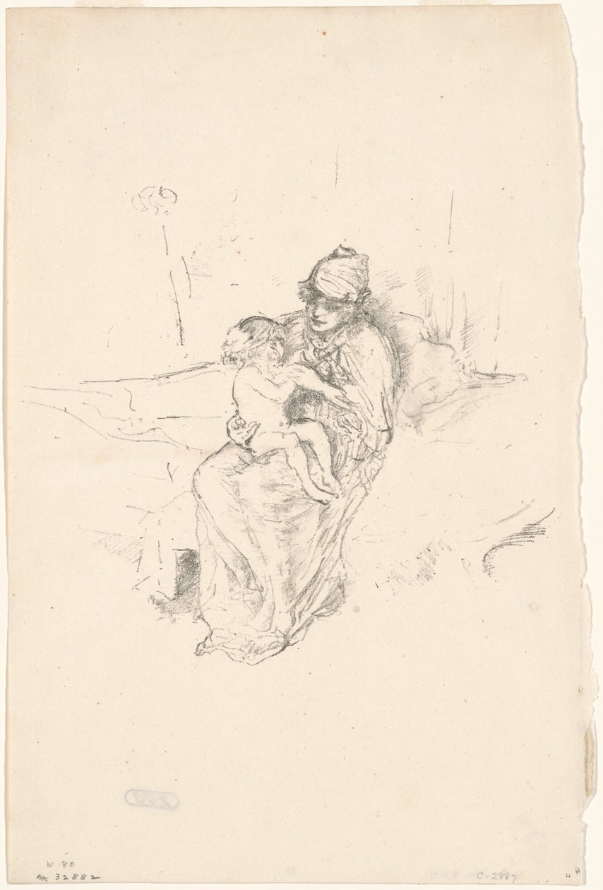 Mor og Barn, nr. 1, 18911895 trykt 1904. af James Abbott McNeill Whistler