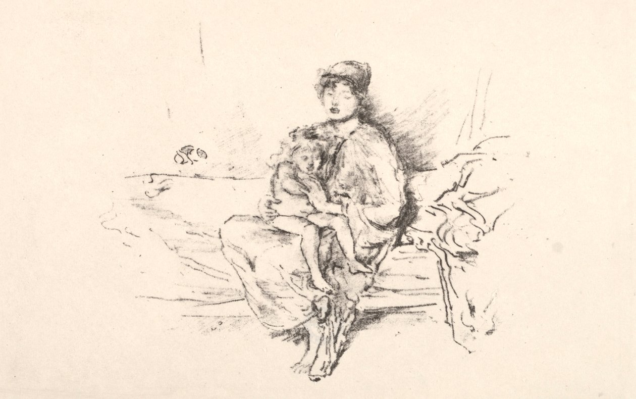 Mor og Barn, nr. 2, 1890. af James Abbott McNeill Whistler