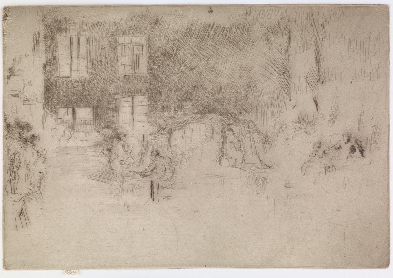 Murano-glasovn, 1879-1880. af James Abbott McNeill Whistler