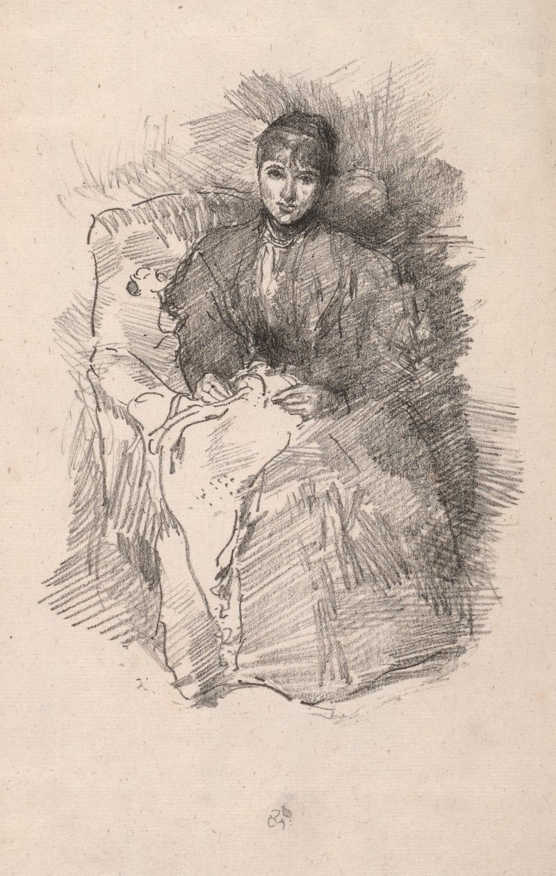 Håndarbejde, 1896. af James Abbott McNeill Whistler