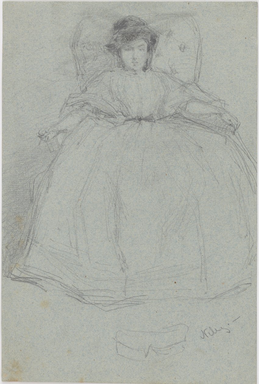 Nelly, 1867-1870. af James Abbott McNeill Whistler