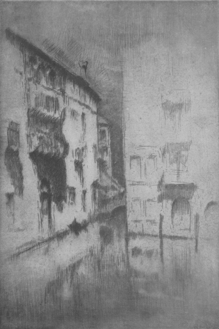 Nocturne - Paladser, 1878, 1904 af James Abbott McNeill Whistler
