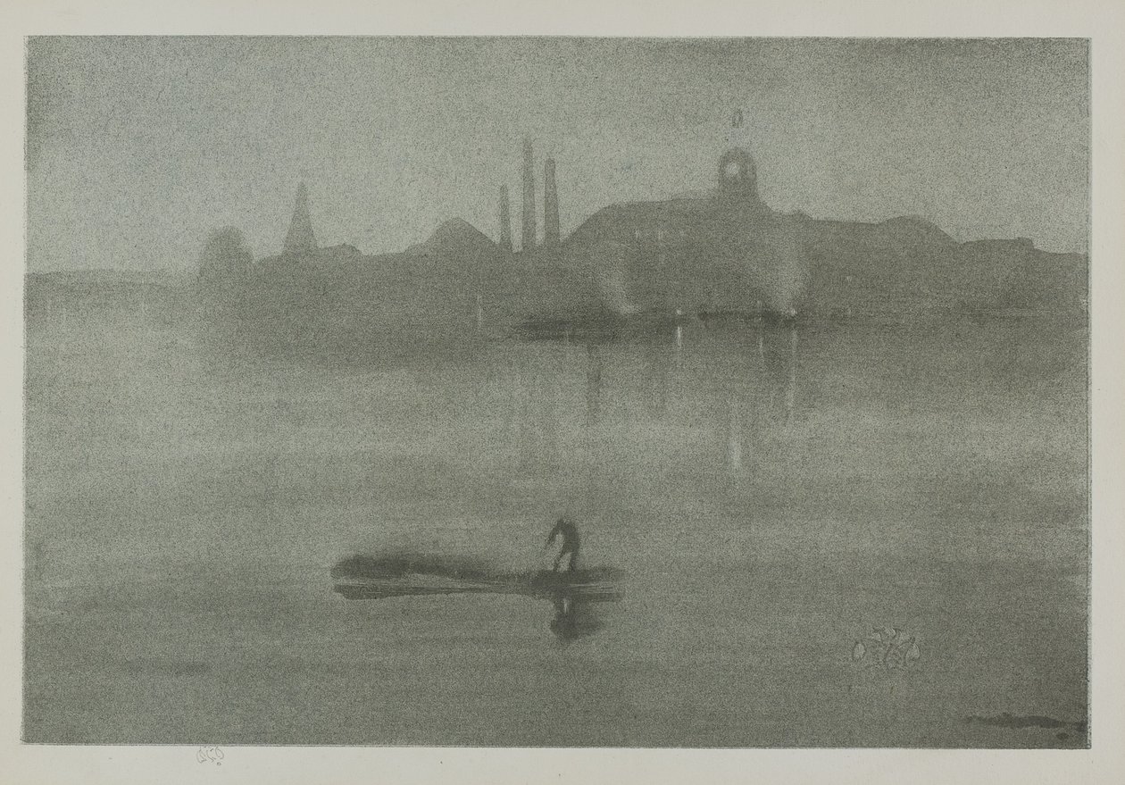 Nocturne, 1878, udgivet 1887 af James Abbott McNeill Whistler