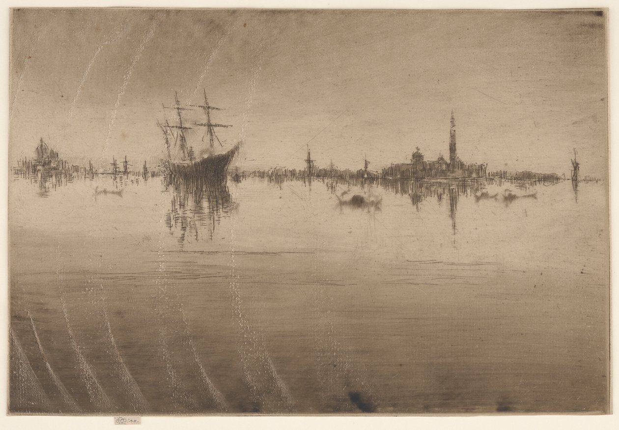 Nocturne, 1879-1880. af James Abbott McNeill Whistler