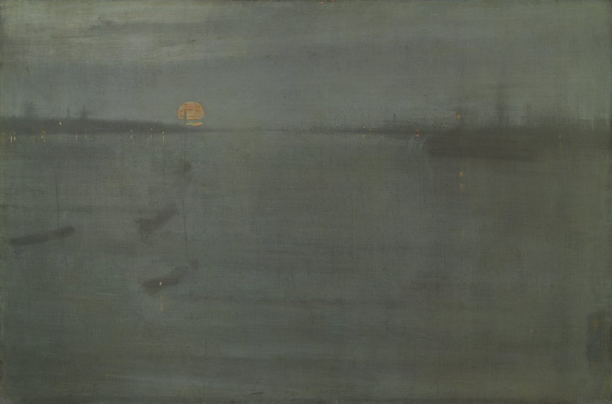Nocturne: Blue and Gold - Southampton Water, 1872. af James Abbott McNeill Whistler
